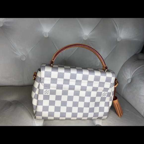 ♥️SOLD♥️Louis Vuitton Croisette Damier Azur Pink - Picture 2 of 8